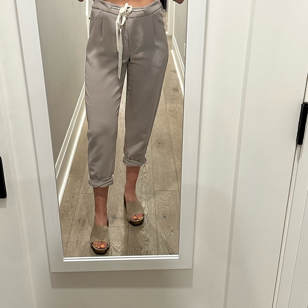 Aritzia Wilfred Allant pant - light grey
